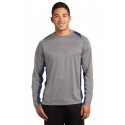 ST361LS Sport-Tek Vintage Heather/True Navy