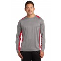 ST361LS Sport-Tek Vintage Heather/True Red