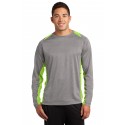 ST361LS Sport-Tek Vintage Heather/Lime Shock