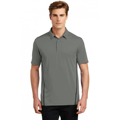 ST620 Sport-Tek ST620 Contrast PosiCharge Tough Polo Dark Smoke Grey/Black