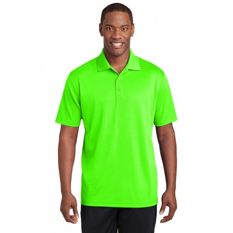 ST640 Sport-Tek ST640 PosiCharge RacerMesh Polo NEON GREEN