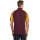ST654 Sport-Tek Maroon/Gold/White