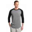 T200 Sport-Tek Heather Grey/Black