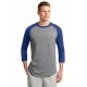 T200 Sport-Tek Heather Grey/Royal