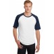 T201 Sport-Tek WHITE/NAVY