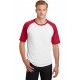 T201 Sport-Tek WHITE/RED