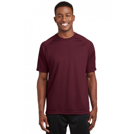 T473 Sport-Tek T473 Dry Zone Short Sleeve Raglan T-Shirt MAROON