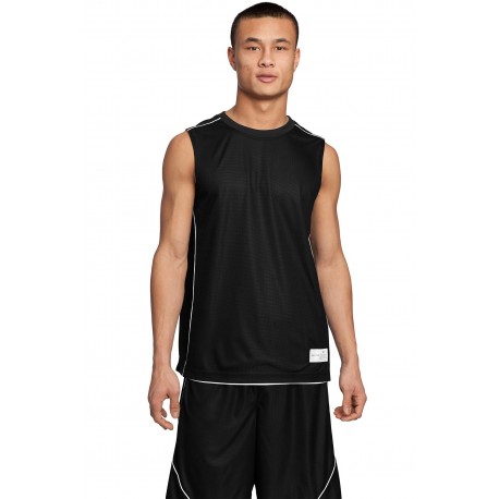 T555 Sport-Tek T555 PosiCharge Mesh Reversible Sleeveless Tee BLACK