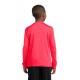 YST350LS Sport-Tek Hot Coral