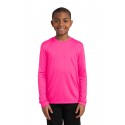 YST350LS Sport-Tek NEON PINK