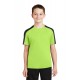 YST354 Sport-Tek Lime Shock/Black