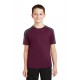 YST354 Sport-Tek Maroon/Iron Grey