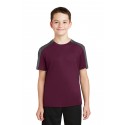 YST354 Sport-Tek Maroon/Iron Grey