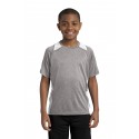 YST361 Sport-Tek Vintage Heather/White