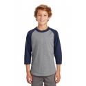 YT200 Sport-Tek Heather Grey/Navy
