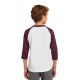 YT200 Sport-Tek WHITE/MAROON