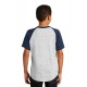YT201 Sport-Tek Heather Grey/Navy