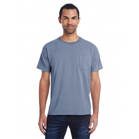 GDH150 ComfortWash by Hanes GDH150 Unisex Garment-Dyed T-Shirt With Pocket SALTWATER
