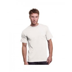 Bayside BA3015 Adult 6.1 Oz., Cotton Pocket T-Shirt