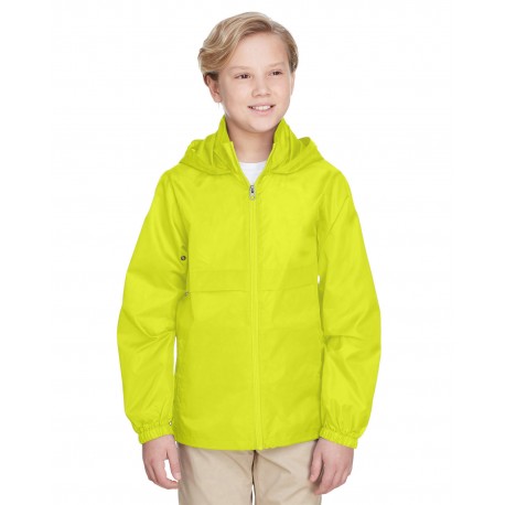 TT73Y Team 365 TT73Y Youth Zone Protect Lightweight Jacket SAFETY YELLOW